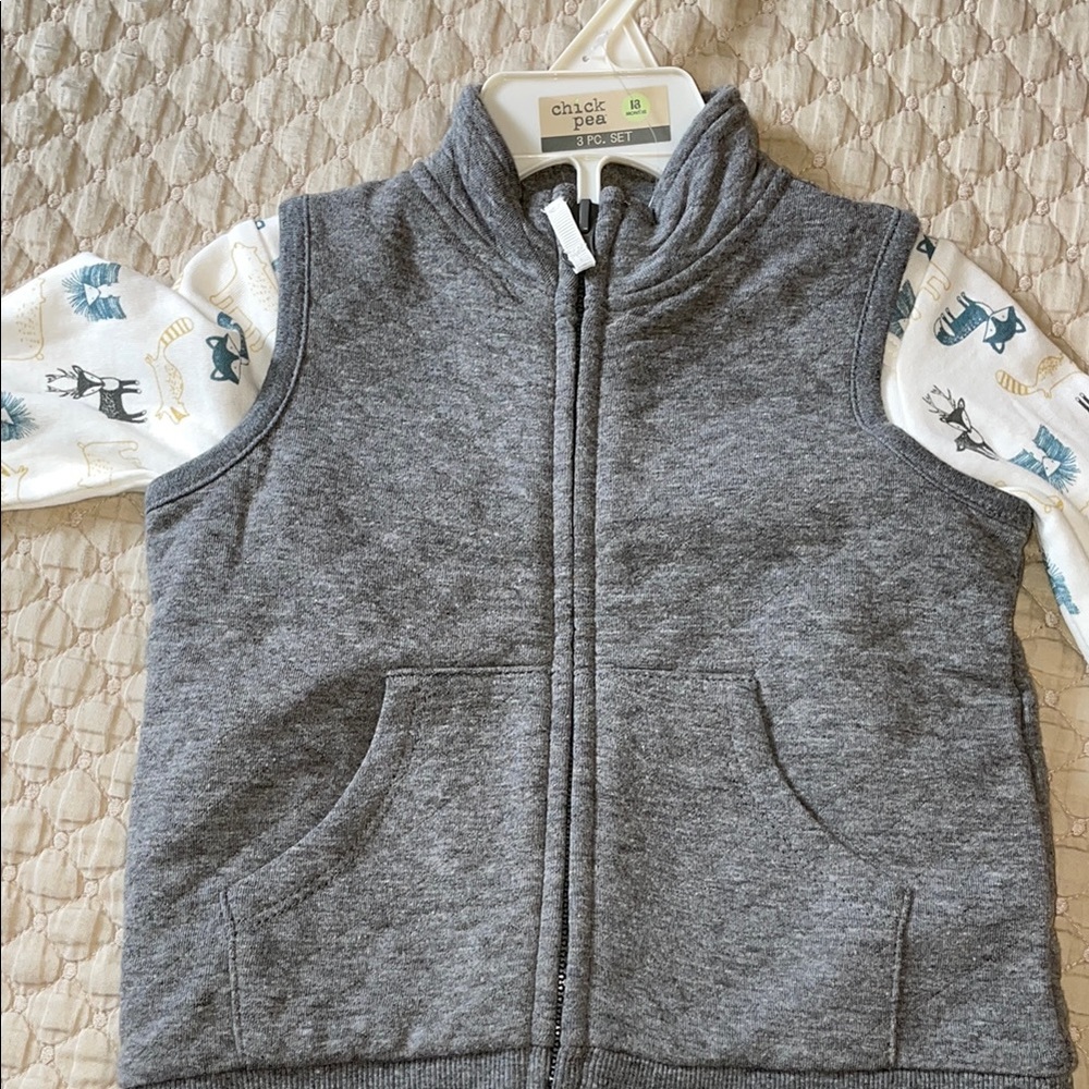 Chick Pea Gray Sweatshirt Hoodie